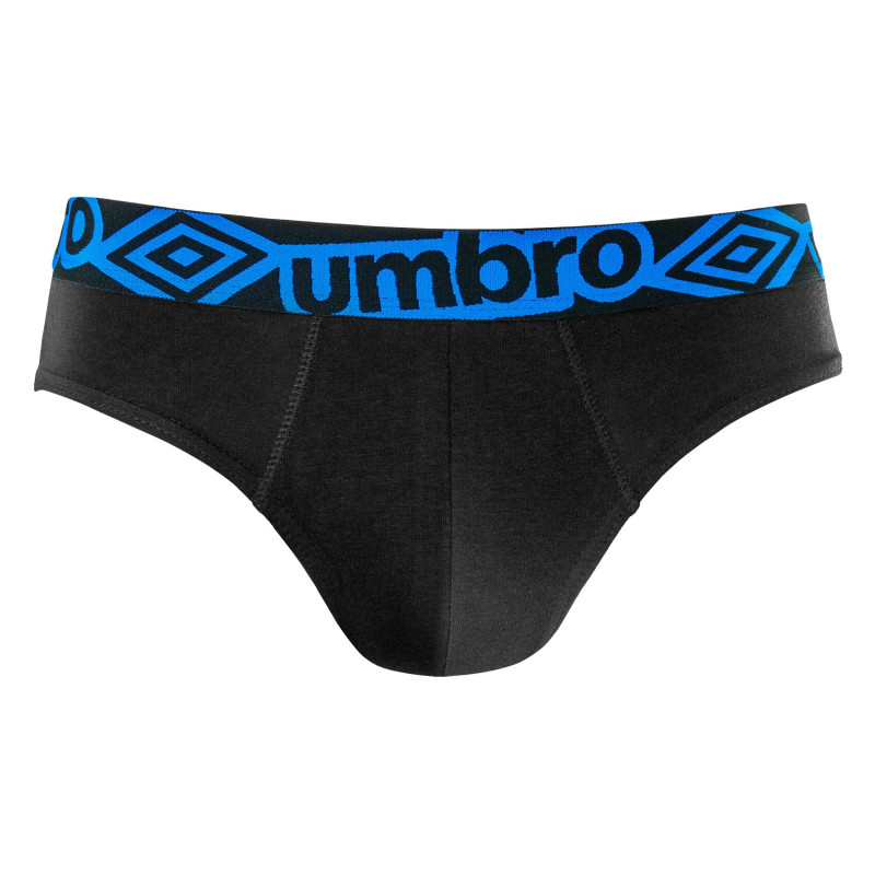 Lot de 6 slips homme unis ceintures colorées