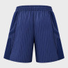 Short long oversize homme à fines rayures 140GMS SC Oversized Short