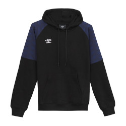 Sweat à capuche zippé homme bicolore avec poches et logo 1224690