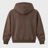 Sweat zippé à capuche homme maille de coton lavé 375GSM SC Washed Zip
