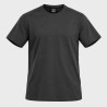 T-shirt homme uni col rond regular en coton avec logo brodé 618290