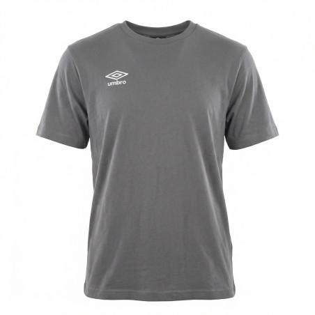 Tee shirt homme col rond chiné en coton 160GSM et logo imprimé 618292