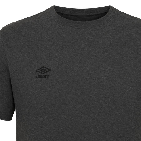 Tee shirt homme col rond chiné en coton 160GSM et logo imprimé 618292
