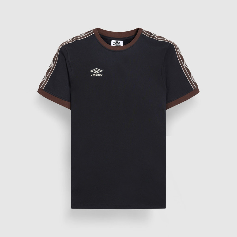 T-shirt homme coupe boxy avec bandes latérales maille 140GMS SC Taped