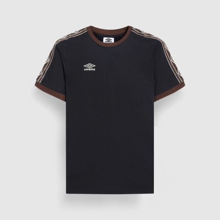 T-shirt homme coupe boxy avec bandes latérales maille 140GMS SC Taped