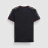 T-shirt homme coupe boxy avec bandes latérales maille 140GMS SC Taped