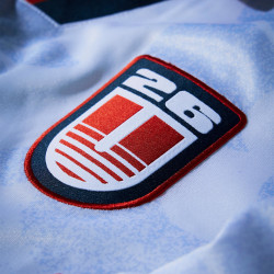 Maillot de foot oversize en jersey épais col V England 56163U-002