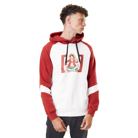 Sweat à capuche homme One piece Luffy