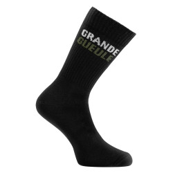 Lot de 2 Paires de chaussettes homme type tennis Gde Gueule et Râleur