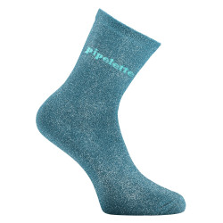 Lot de 6 Paires de chaussettes femme à paillettes soft Pépite