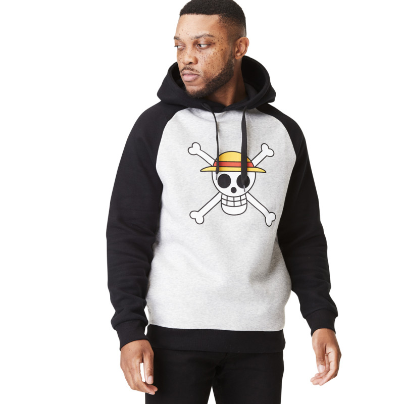 Sweat à capuche homme One Piece Skull