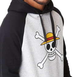 Sweat à capuche homme One Piece Skull
