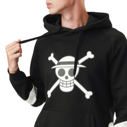 Sweat à capuche  homme One Piece Skull