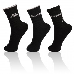 Lot de 3 paires de chaussettes Tennis Homme Kappa noir