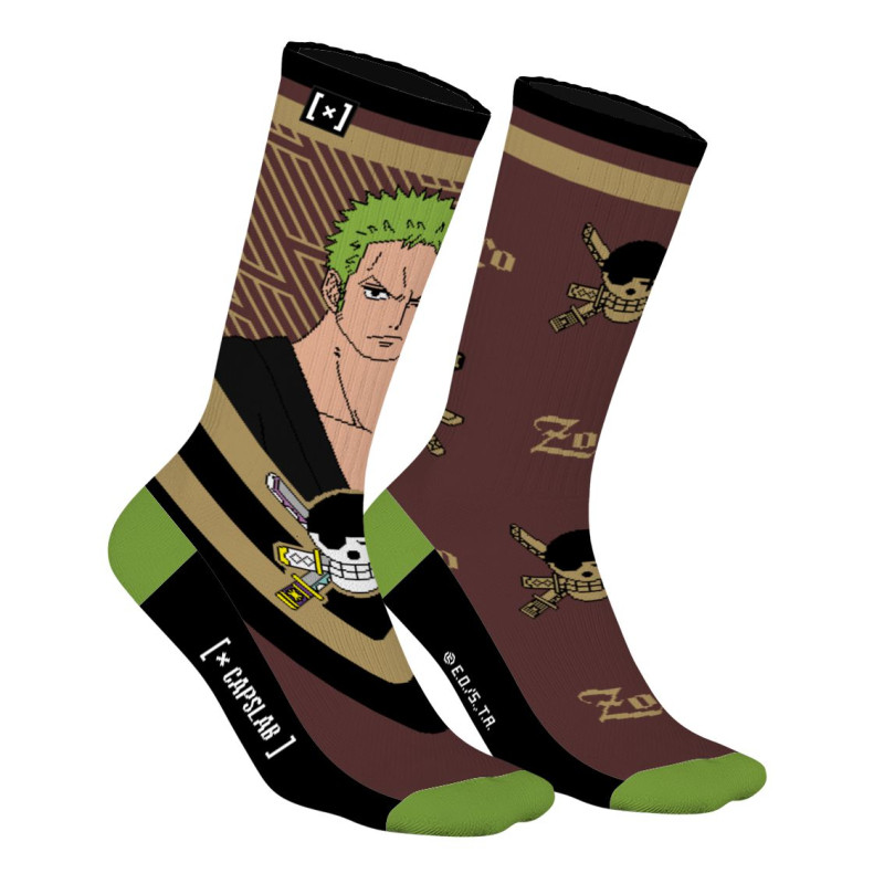 Paire de tennis dépareillées One Piece Zoro Roronoa