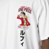 T-shirt en coton homme relax fit avec print  One Piece Luffy