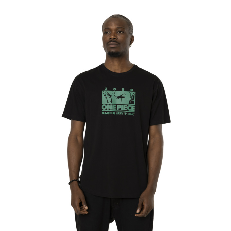 T-shirt en coton homme confort avec print  One Piece Zoro