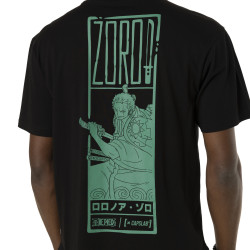 T-shirt en coton homme confort avec print  One Piece Zoro