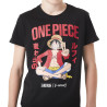 T-shirt en coton garçon regular fit avec print One Piece Straw Hat