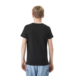 T-shirt en coton garçon regular fit avec print One Piece Straw Hat