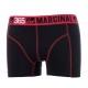 Boxers Homme Uni Noir Et Rouge