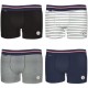 Lot de 4 boxers Coton Homme Mister Marcel Multicolore