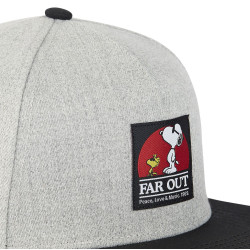 Casquette snapback  visière plate Peanuts