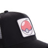 Casquette Pokemon Pokeball Noir
