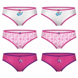 Lot de 6 culottes fille My Little Poney