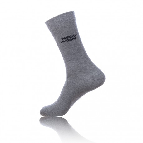 Chaussettes Homme Unies Grises Claires NEWMAN