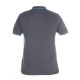 Polo Pierre Cardin Chiné Anthracite Col Liseret Bl