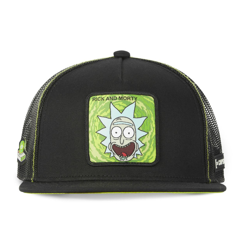 Casquette snapback visière plate avec filet Rick and Morty Rick Casquette snapback visière plate avec filet Rick and Morty Rick
