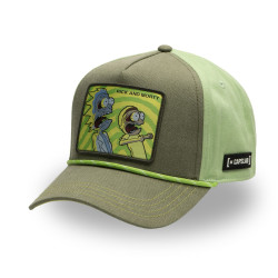 Casquette trucker premium en sergé de coton Rick and Morty Cordelette
