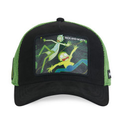 Casquette trucker avec filet finitons premium Rick and Morty