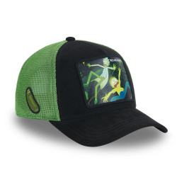 Casquette trucker avec filet finitons premium Rick and Morty