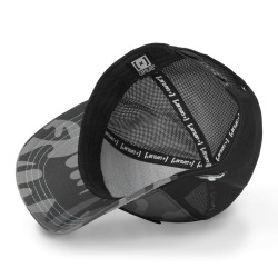 Casquette trucker premium en sergé de coton Rick and Morty Black Camo