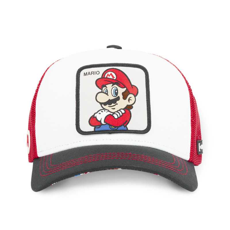Casquette Trucker Super Mario Blanc