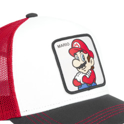 Casquette Trucker Super Mario Blanc