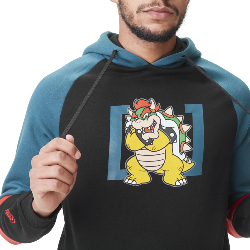 Sweat à capuche homme Super Mario Bowser Sweat à capuche homme Super Mario Bowser