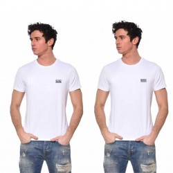 Lot de 2 t-shirts homme manches courtes en coton 140gr/m²