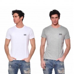 Lot de 2 t-shirts homme manches courtes en coton 140gr/m²