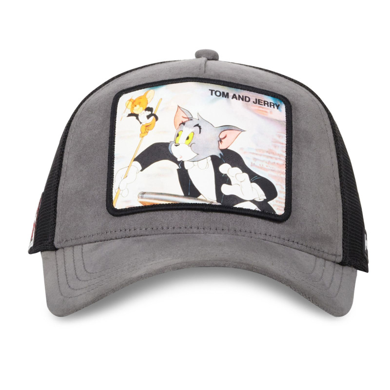 Casquette trucker avec filet finitions premium Tom and Jerry Casquette trucker avec filet finitions premium Tom and Jerry