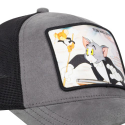 Casquette trucker avec filet finitions premium Tom and Jerry