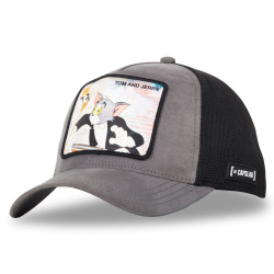 Casquette trucker avec filet finitions premium Tom and Jerry