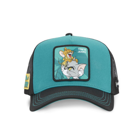 Casquette trucker en coton avec filet Tom and Jerry