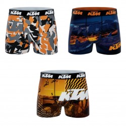 Lot de 3 boxers garçon Ktm Imprimé