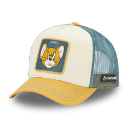 Casquette trucker en coton avec filet Tom and Jerry modèle Jerry
