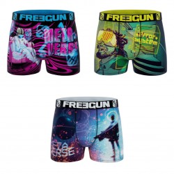 Lot de 3 boxers homme Metaverse