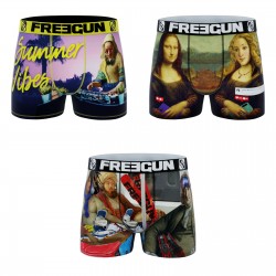 Lot de 3 boxers homme Art Attack