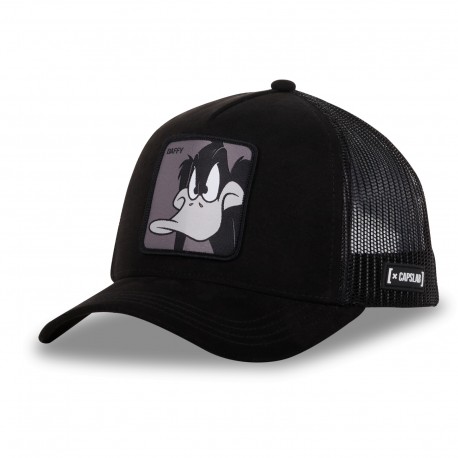 Casquette homme trucker en suedine Looney Tunes Duck